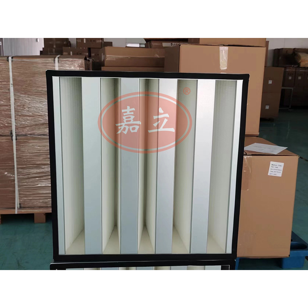 涞源W型V型密褶式箱式过滤器